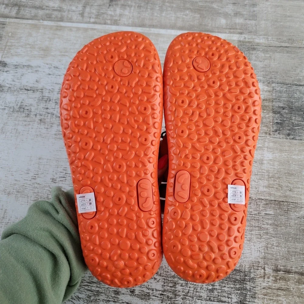 Allbirds Sugar Zeffers 2 Mens Sandal Sz 9 Comfort Buoyant Orange Thong Slip On